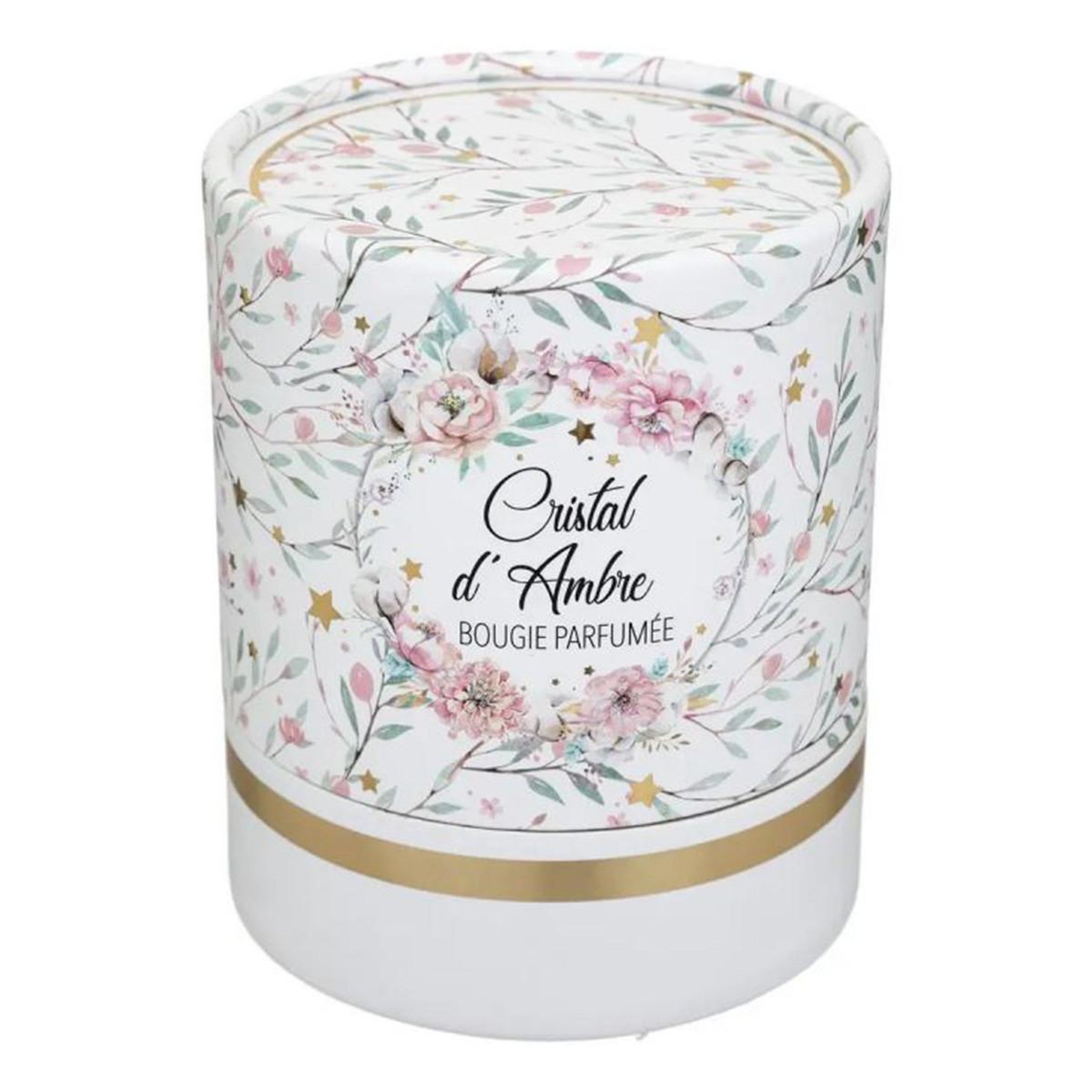 ATMOSPHERA Bougie parfumée  souffle polaire  210g cristal d'ambre