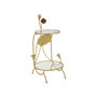 Voir la diapositive 1 : Paris Prix Table d'Appoint 2 Niveaux  Flowers  78cm Or