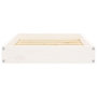 Voir la diapositive 4 : VIDAXL Lit pour chien Blanc 61,5x49x9 cm Bois de pin solide