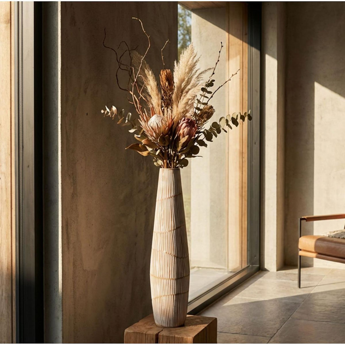Paris Prix Vase Design  Hanoi  68cm Naturel