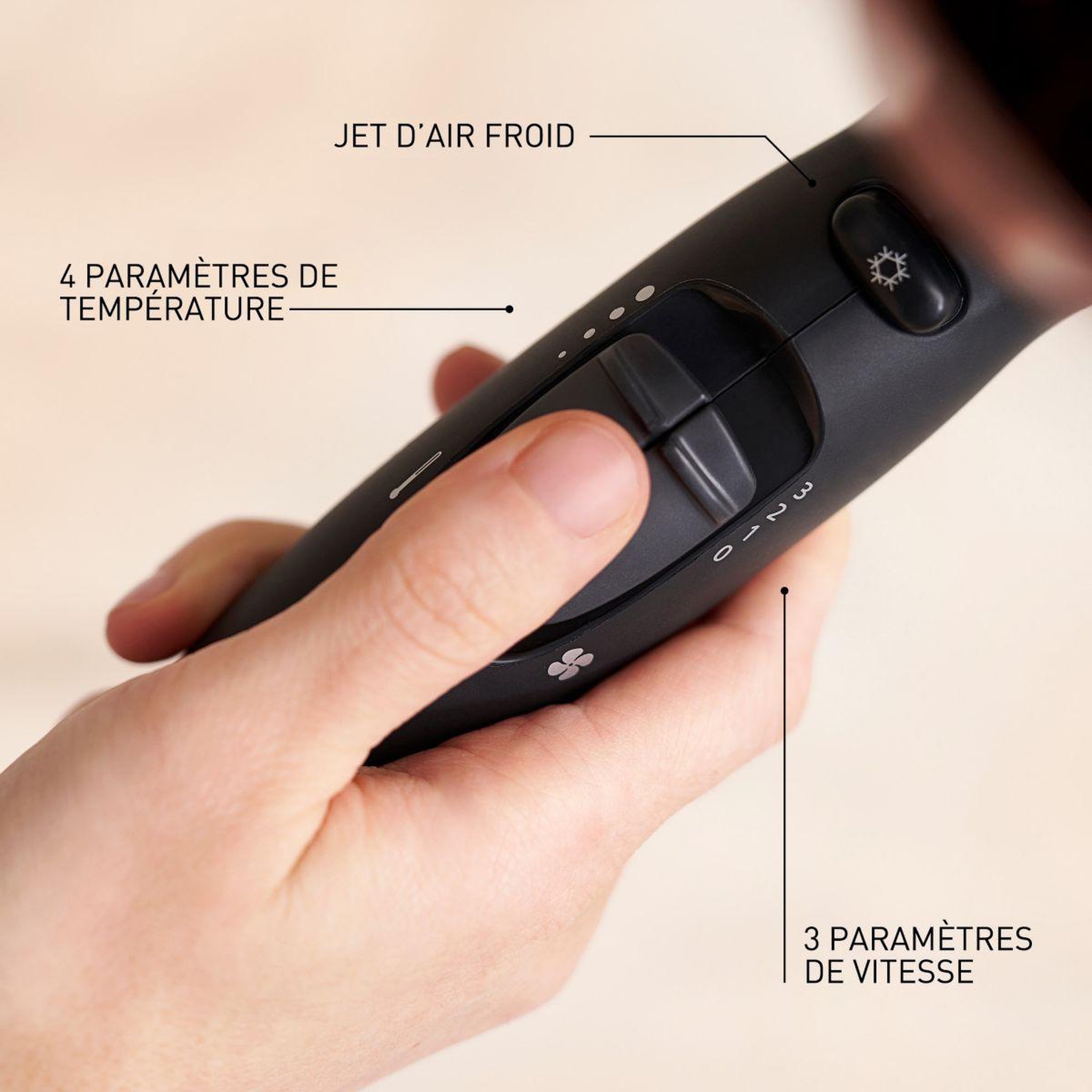 Voir la diapositive 5 : PANASONIC Sèche cheveux EH-NA65CN825 nanoé