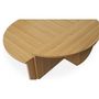 Voir la diapositive 6 : Paris Prix Lot de 2 Tables Basses Design  Armango  90cm Chêne Clair