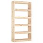 Voir la diapositive 2 : VIDAXL Bibliotheque/Separateur de piece 80x30x167,4 cm pin massif