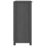 Voir la diapositive 4 : VIDAXL Buffet Gris 70x35x80 cm Bois massif de pin