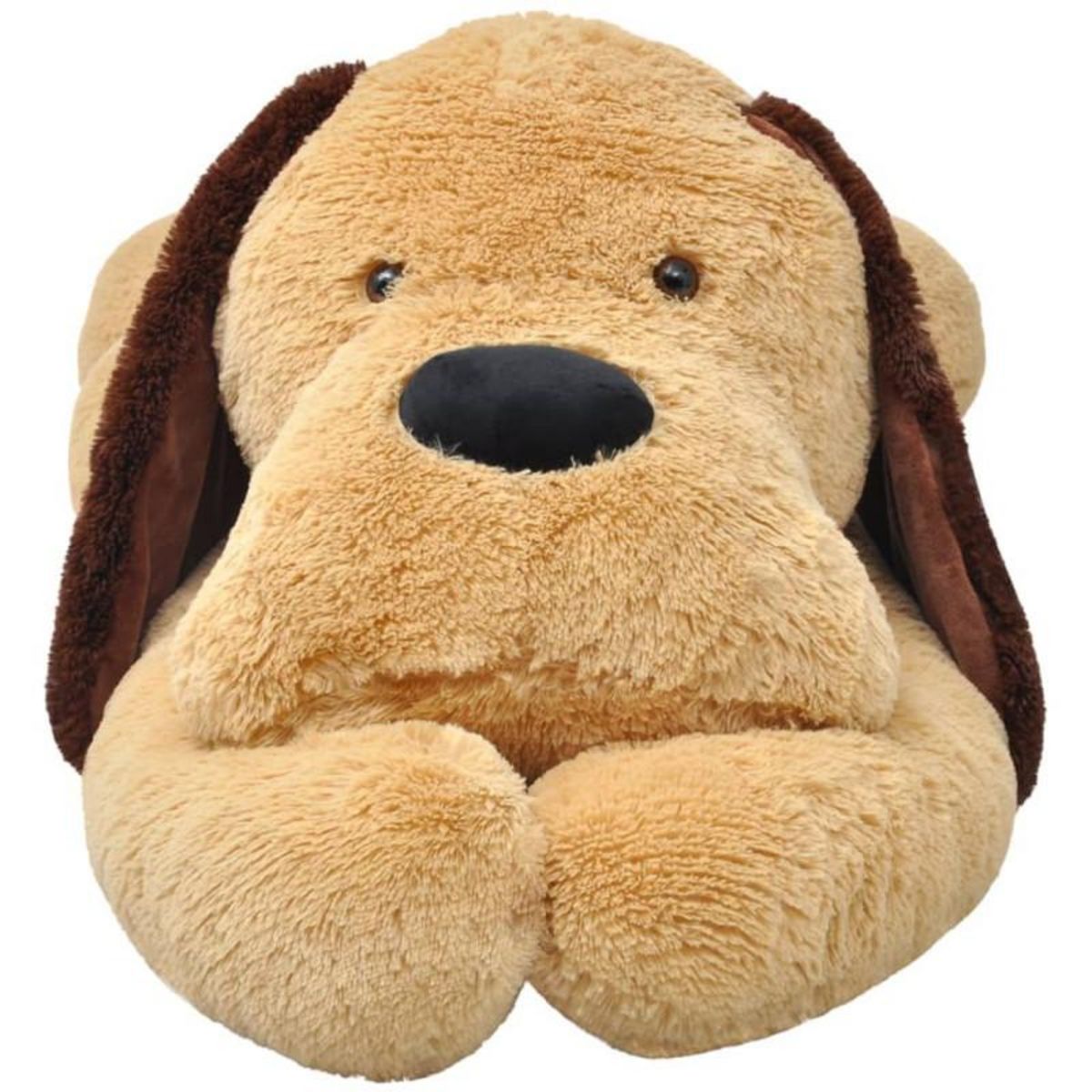 VIDAXL Chien en peluche 160 cm Marron