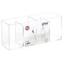 Voir la diapositive 3 :  Organiseur 4 Compartiments  Selena  22cm Transparent