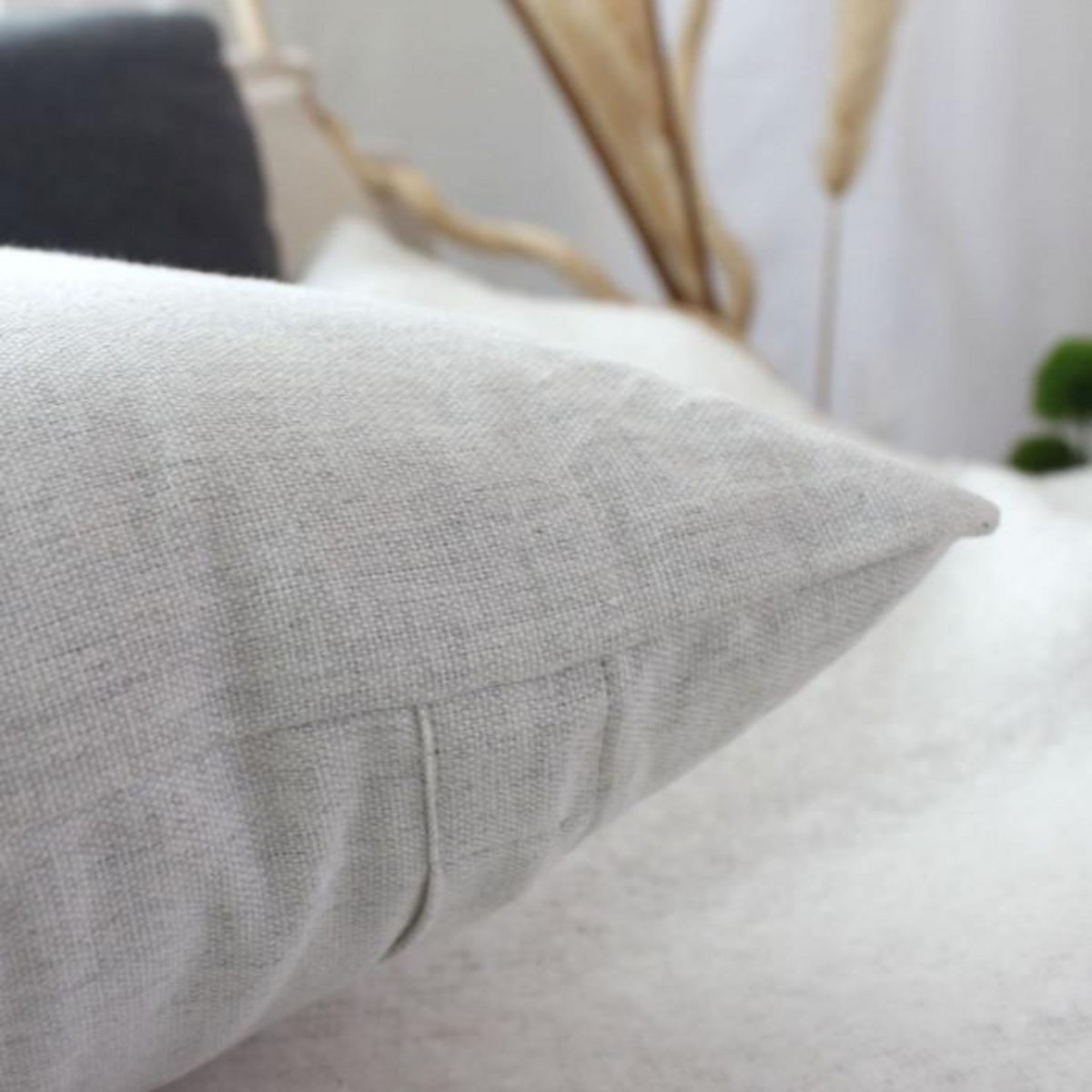 Paris Prix Coussin Déco Chat  Vickie  40x40cm Écru