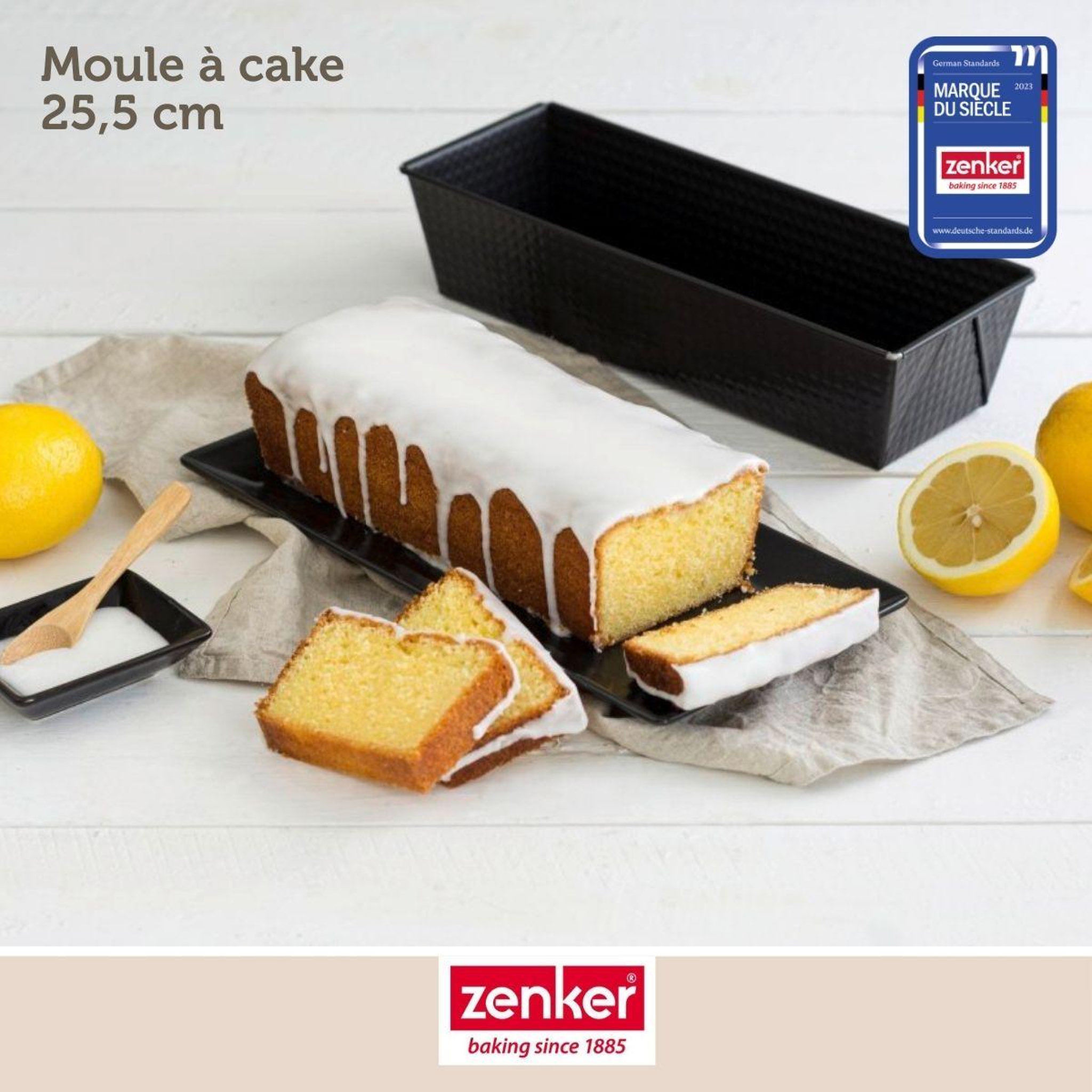 Voir la diapositive 2 : ZENKER Set de 5 ustensiles de pâtisserie moule à gâteaux bols à mixer spatule en silicone et verre mesureur black metallic black mettallic zenker  black mettallic