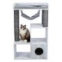 Voir la diapositive 6 : Trixie TRIXIE Griffoir pour chat avec fonction d étagère 72x38x110 cm Gris