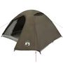 Voir la diapositive 4 : VIDAXL Tente de camping a dome 3 personne marron impermeable