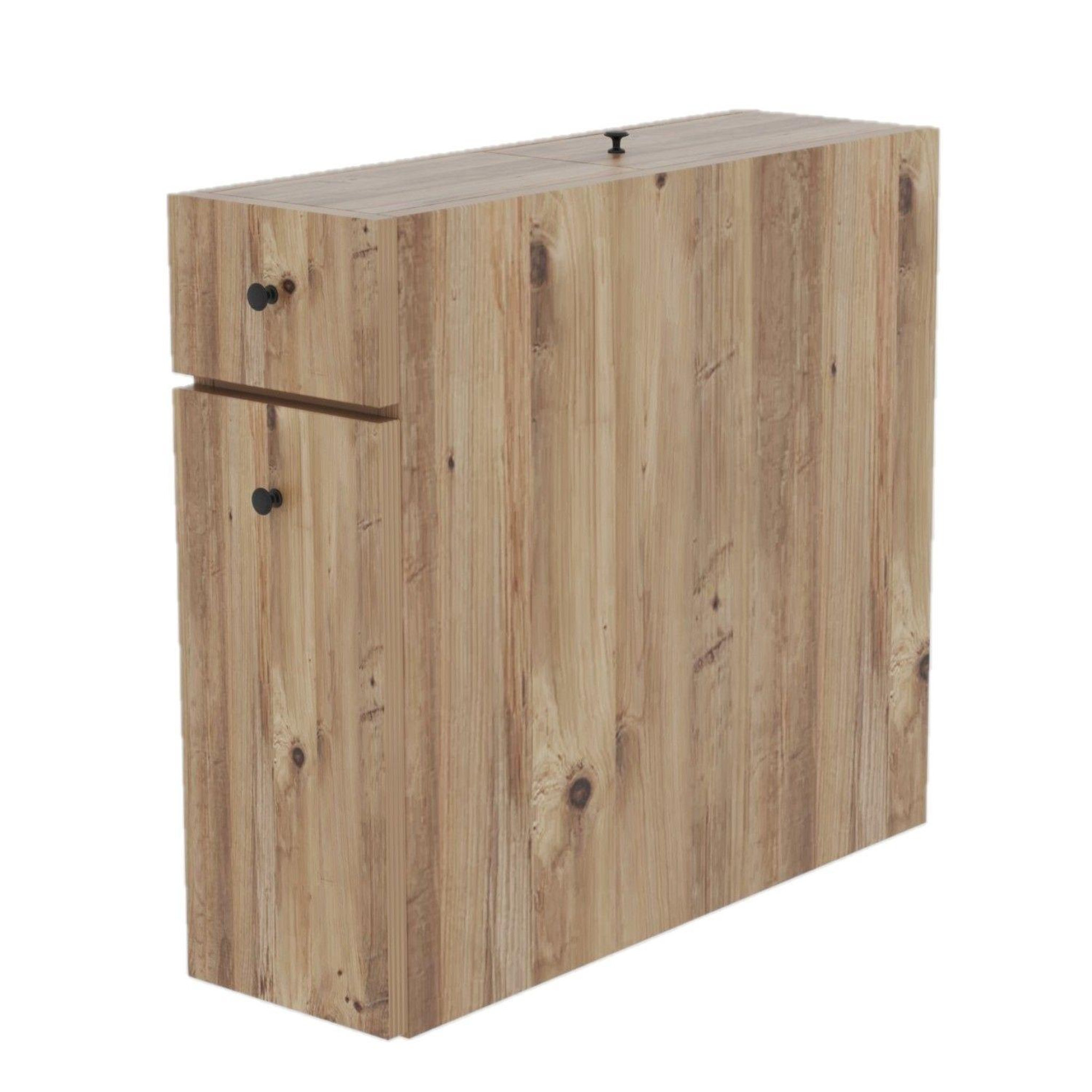 Voir la diapositive 1 : TOILINUX Rangement de salle de bain compact 2 tiroirs et une porte