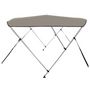 Voir la diapositive 5 : VIDAXL Auvent bimini a 3 arceaux gris 183x160x137 cm
