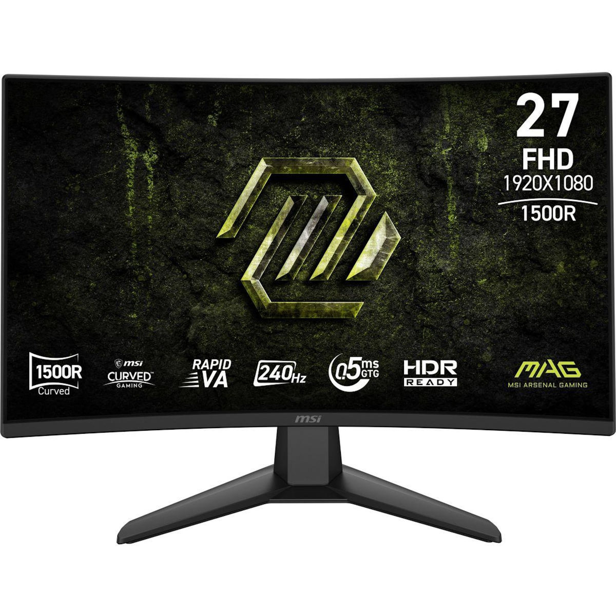 MSI Ecran PC Gamer MAG 274CF X24 27'' Rapid VA