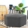 Voir la diapositive 3 : The Home Deco Factory Pouf XXL design velours Giulia