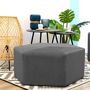 Voir la diapositive 3 : The Home Deco Factory Pouf XXL design velours Giulia