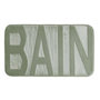 Voir la diapositive 1 : Paris Prix Tapis de Bain Microfibre  Relief  45x75cm Sauge