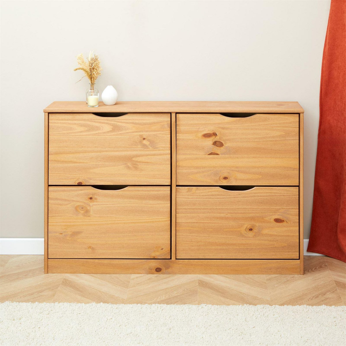 IDIMEX Meuble à chaussures en pin BASIL