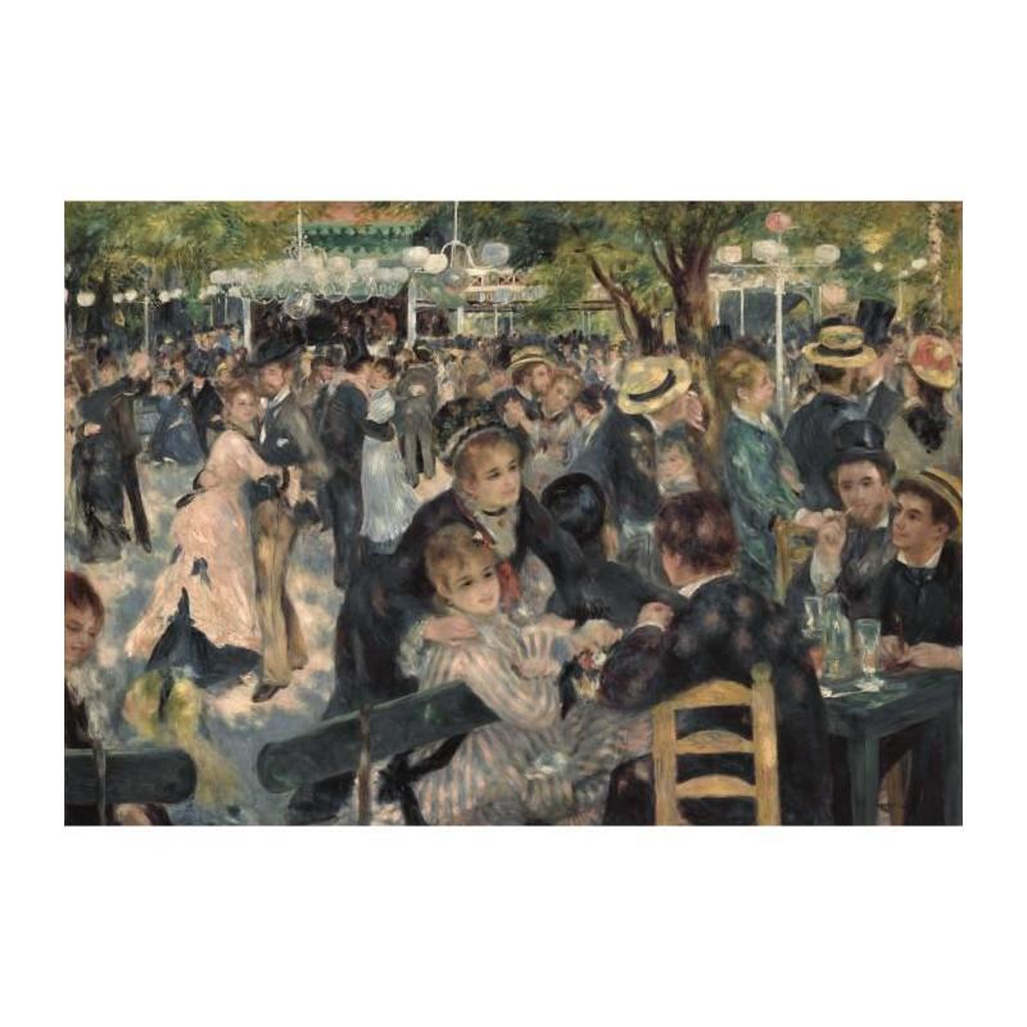 Voir la diapositive 2 : CLEMENTONI Puzzle 1000 pièces Compact – Renoir : Bal du Moulin – Clementoni – Art – Adulte 14+ ans