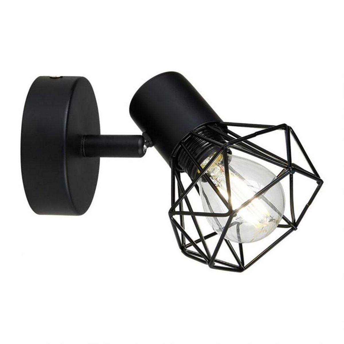 OSTARIA Applique spot orientable Diamont noir