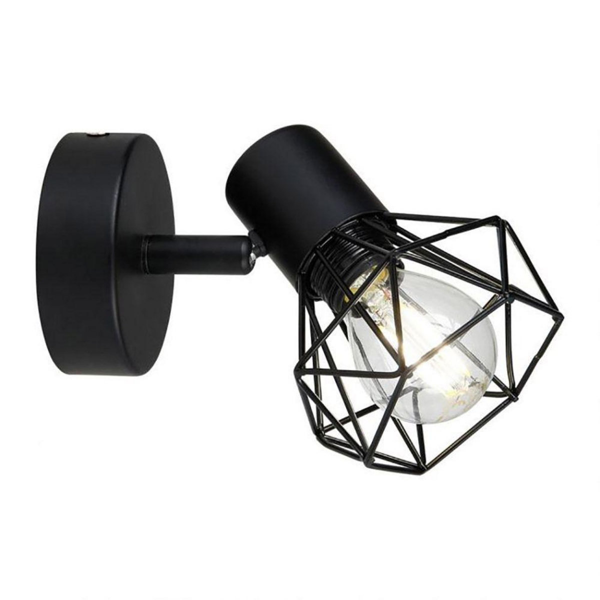 OSTARIA Applique spot orientable Diamont noir