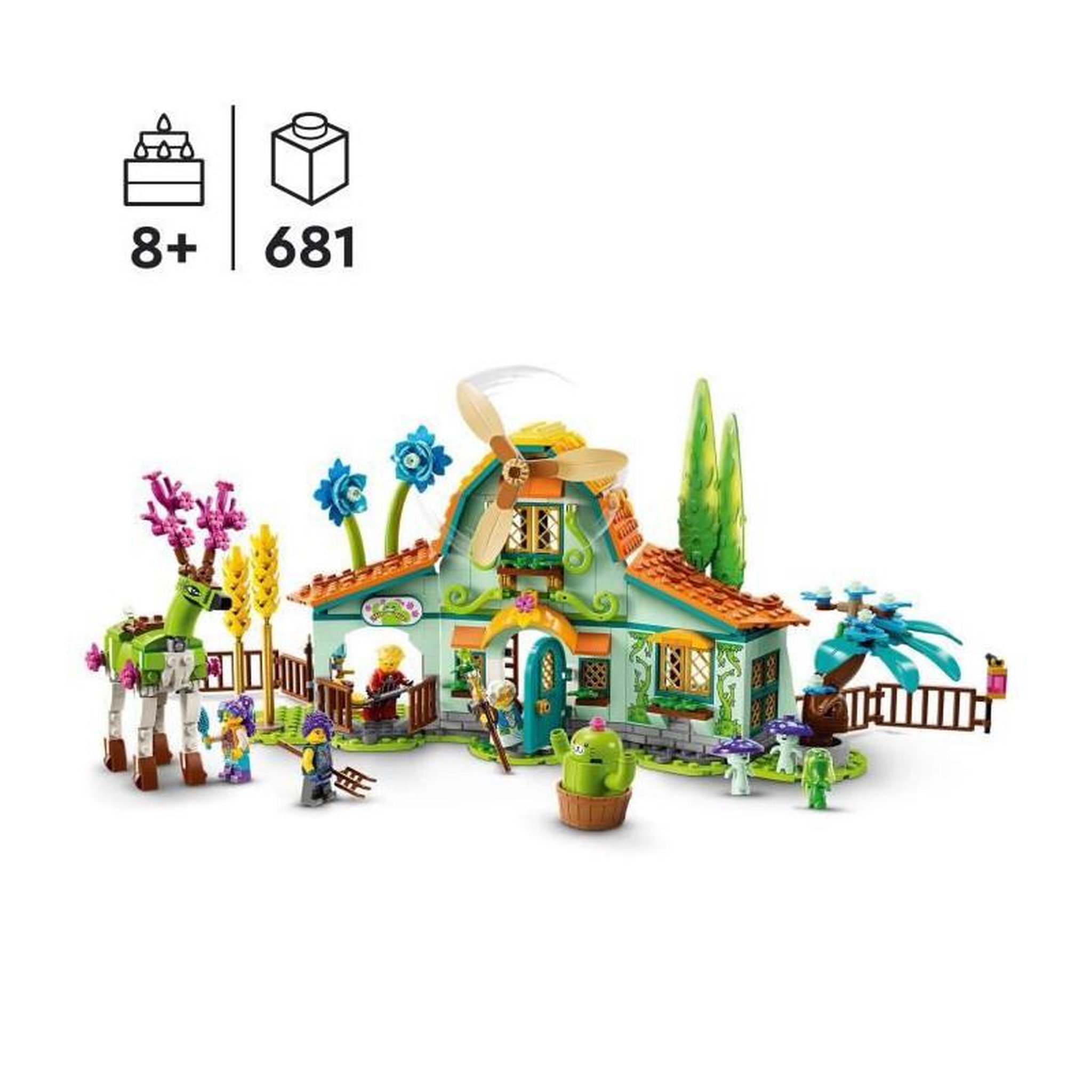 Voir la diapositive 2 : LEGO LEGO DREAMZzz 71459 L'Écurie des Créatures des Reves, Jouet de Ferme avec Figurine de Cerf 2-en-1