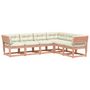 Voir la diapositive 2 : VIDAXL Salon de jardin 6 pcs avec coussins bois massif douglas