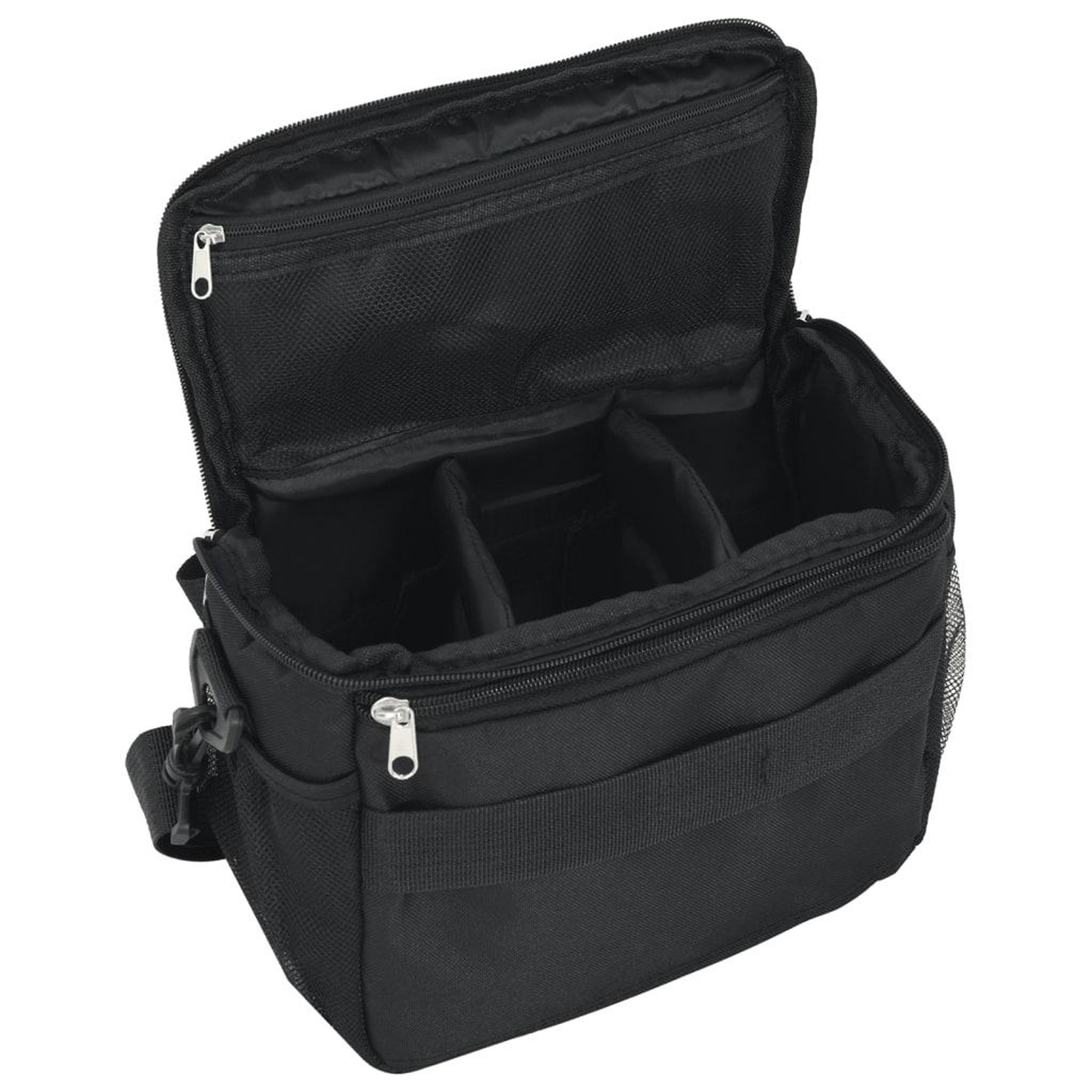 Voir la diapositive 4 : VIDAXL Sac pour appareil photo et housse impermeable noir tissu oxford