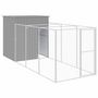 Voir la diapositive 2 : VIDAXL Niche pour chien avec cour gris clair 165x455x181 cm