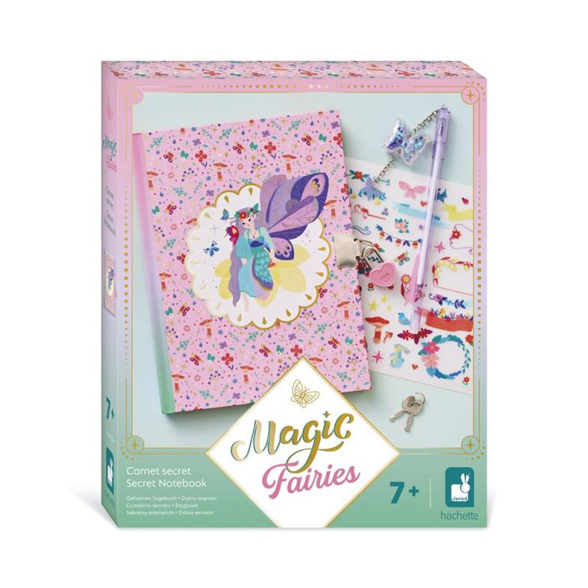 JANOD Jeu créatif Janod Magic Fairies Carnet secret