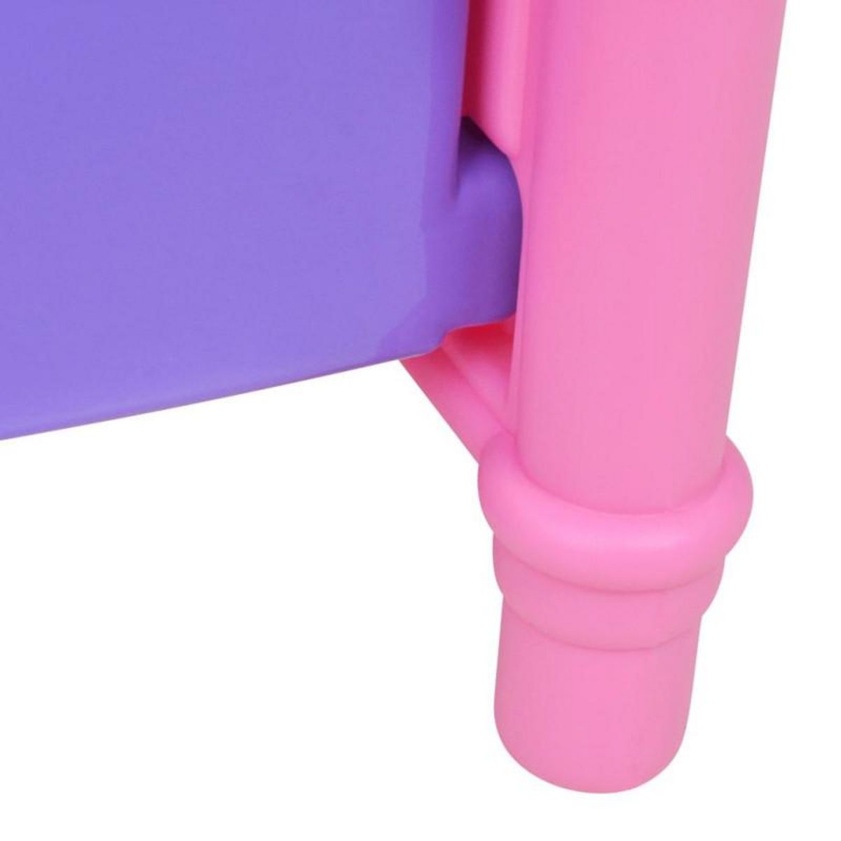 VIDAXL Lit de poupée pour chambre d enfants Rose et violet