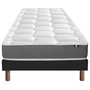 Voir la diapositive 1 : IDLITERIE Ensemble matelas mousse haute résilience CIRRUS avec sommier - confort français