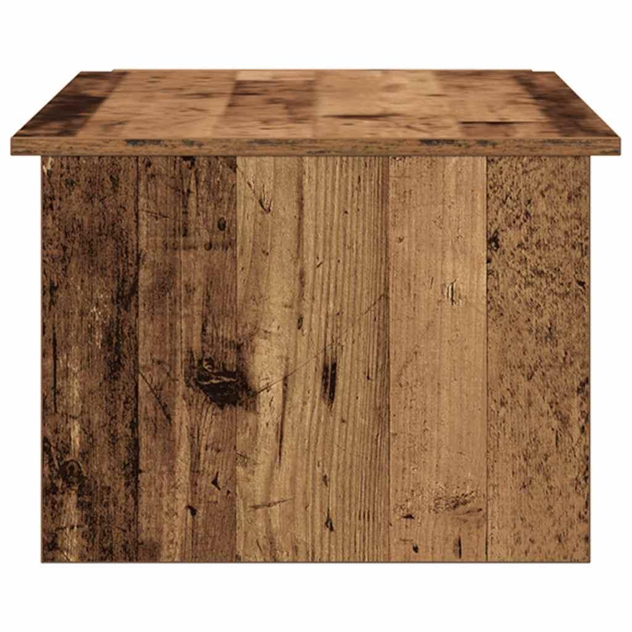 Voir la diapositive 5 : VIDAXL Table basse vieux bois 150x50x35 cm bois d'ingenierie