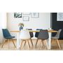 Voir la diapositive 1 : Lot de 6 chaises pieds bois massif LYDIA
