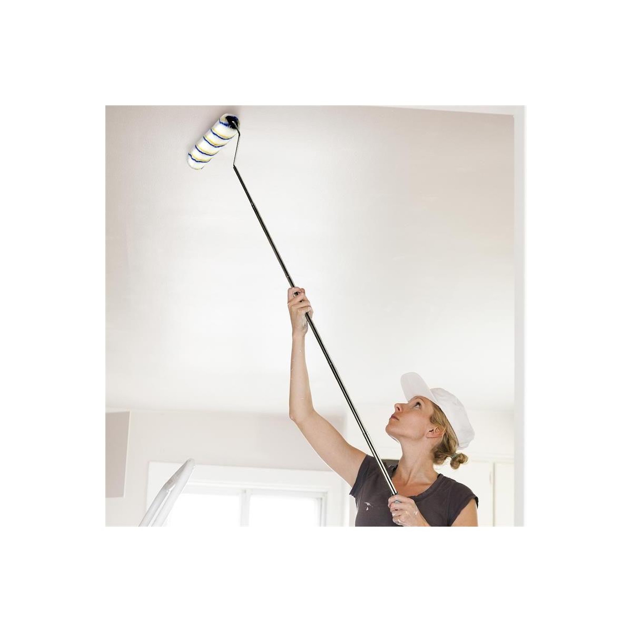 Voir la diapositive 5 : Je cherche une idee Rouleau de peinture  extensible  45-135cm gris
