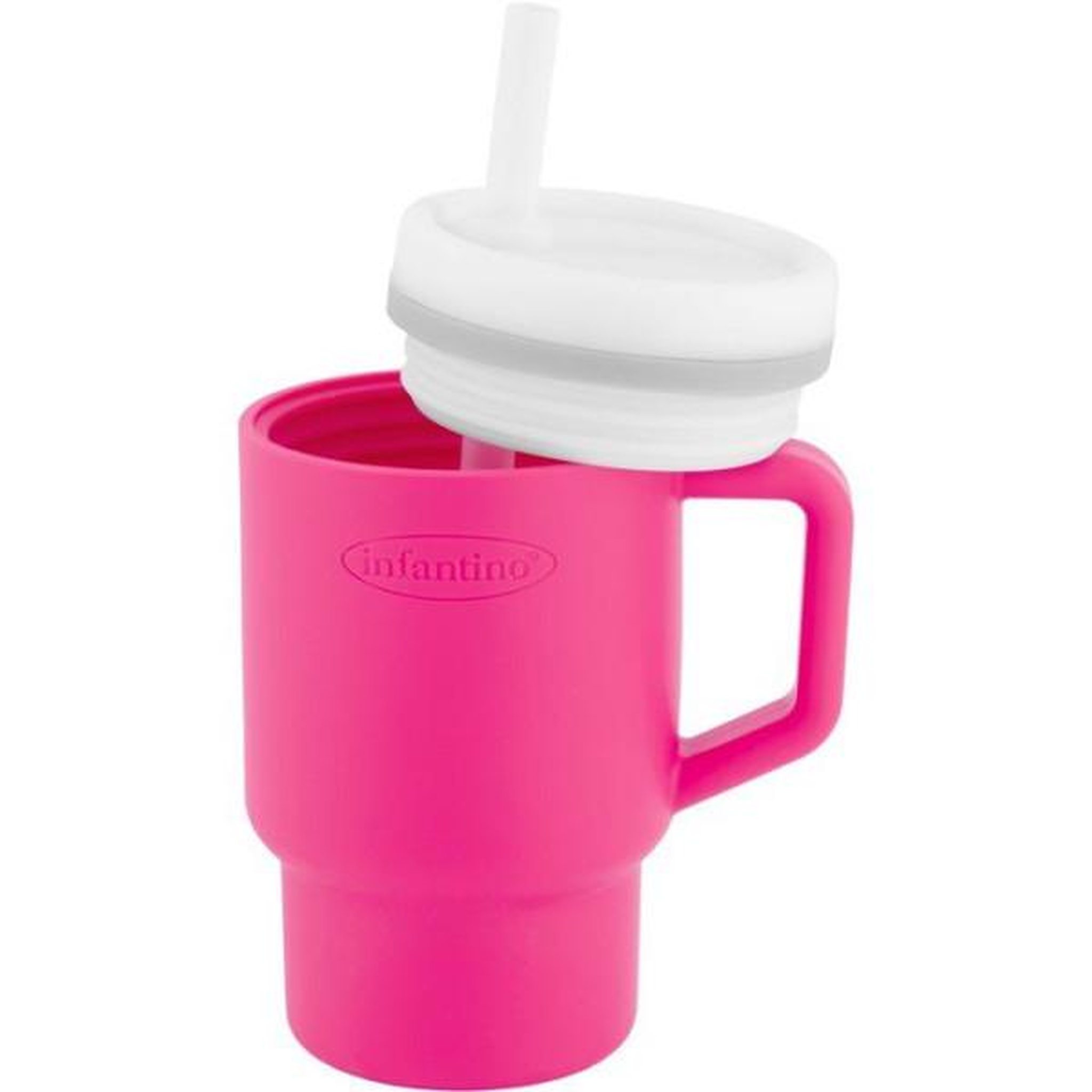 Voir la diapositive 2 : INFANTINO Ma premiere tasse silicone - infantino - 255 ml - bubble gum