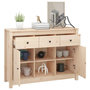 Voir la diapositive 5 : VIDAXL Buffet 100x35x74,5 cm Bois massif de pin