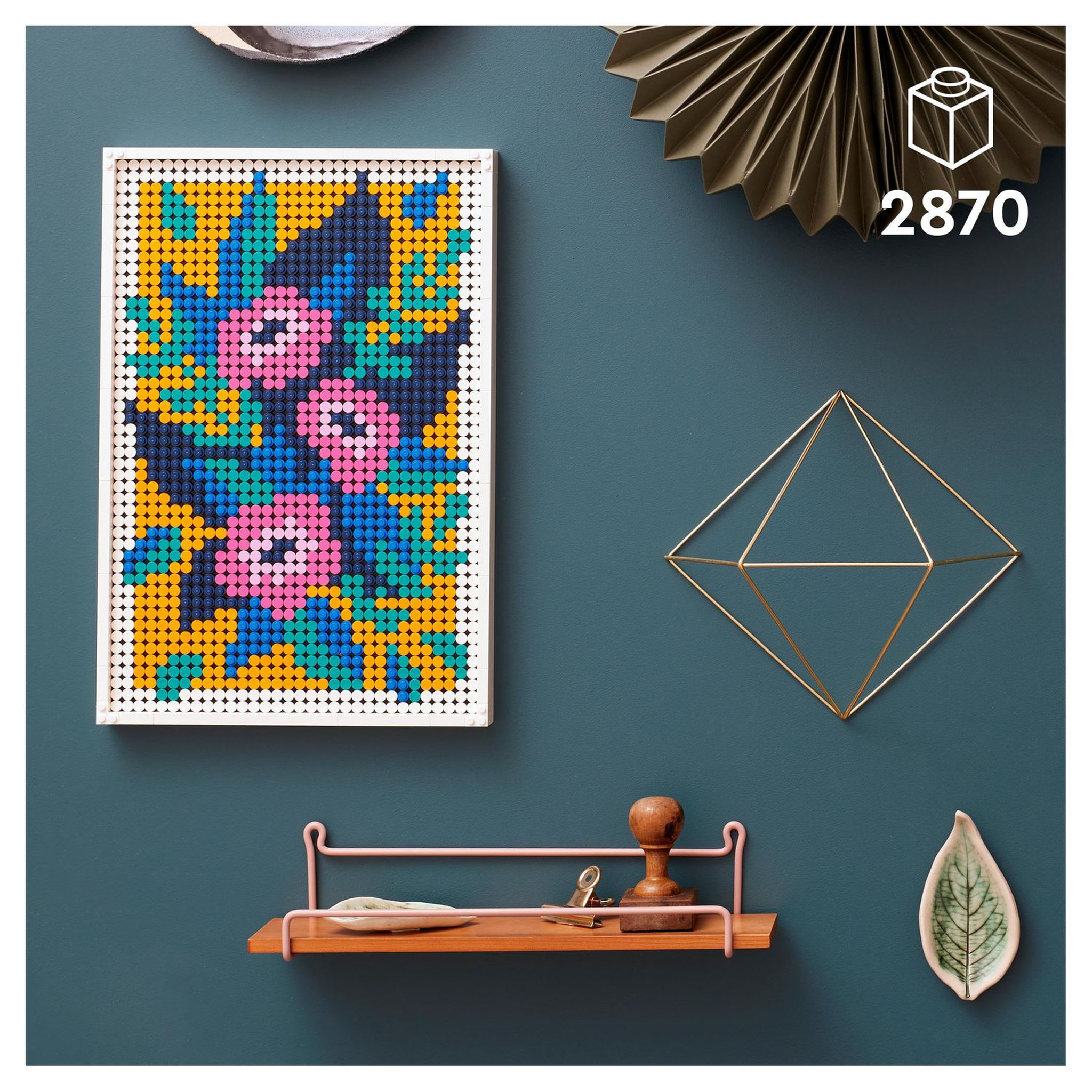Voir la diapositive 4 : LEGO Art 31207 Art Floral, Accessoire Décoration Intérieure, Fleurs Artificielles, Adultes