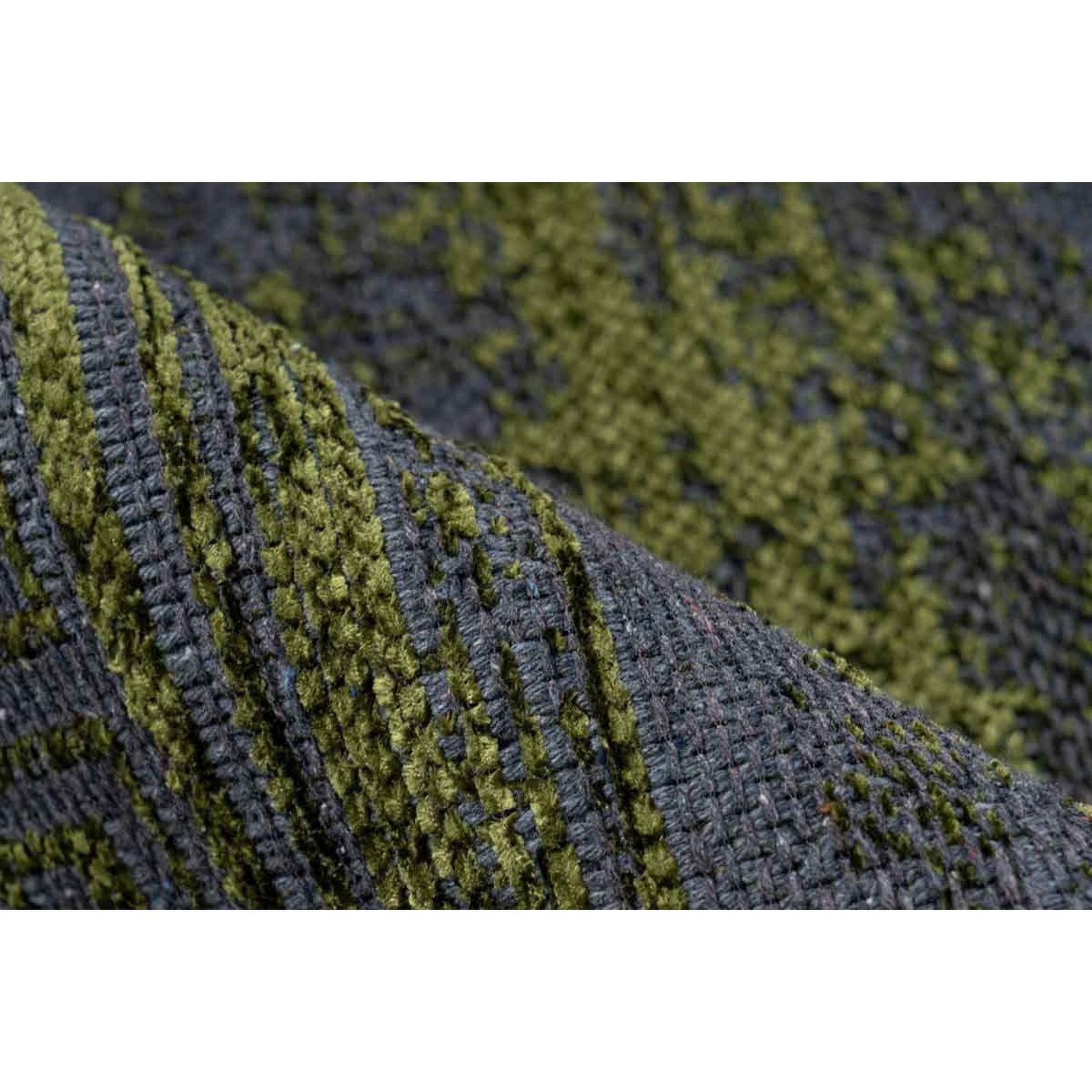 Voir la diapositive 3 : Paris Prix Tapis Tissé à Poils Plats Rétro  Kalevi  Vert