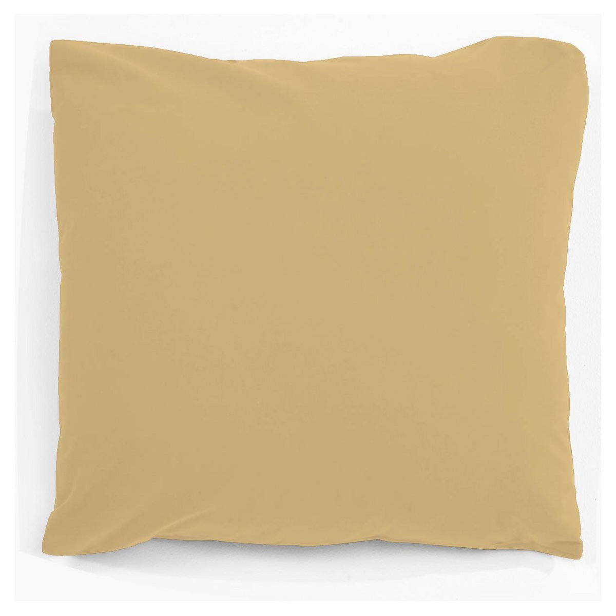 Taie d'oreiller unie en coton 47 fils 