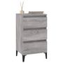 Voir la diapositive 4 : VIDAXL Table de chevet sonoma gris 40x35x70 cm bois d'ingenierie