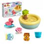 Voir la diapositive 2 : LEGO Duplo 10966 Jouet de bain Ile flottante des animaux