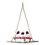 FEERIC LIGHT & CHRISTMAS Décoration de Noël Oiseaux  Hors Piste  35cm Blanc