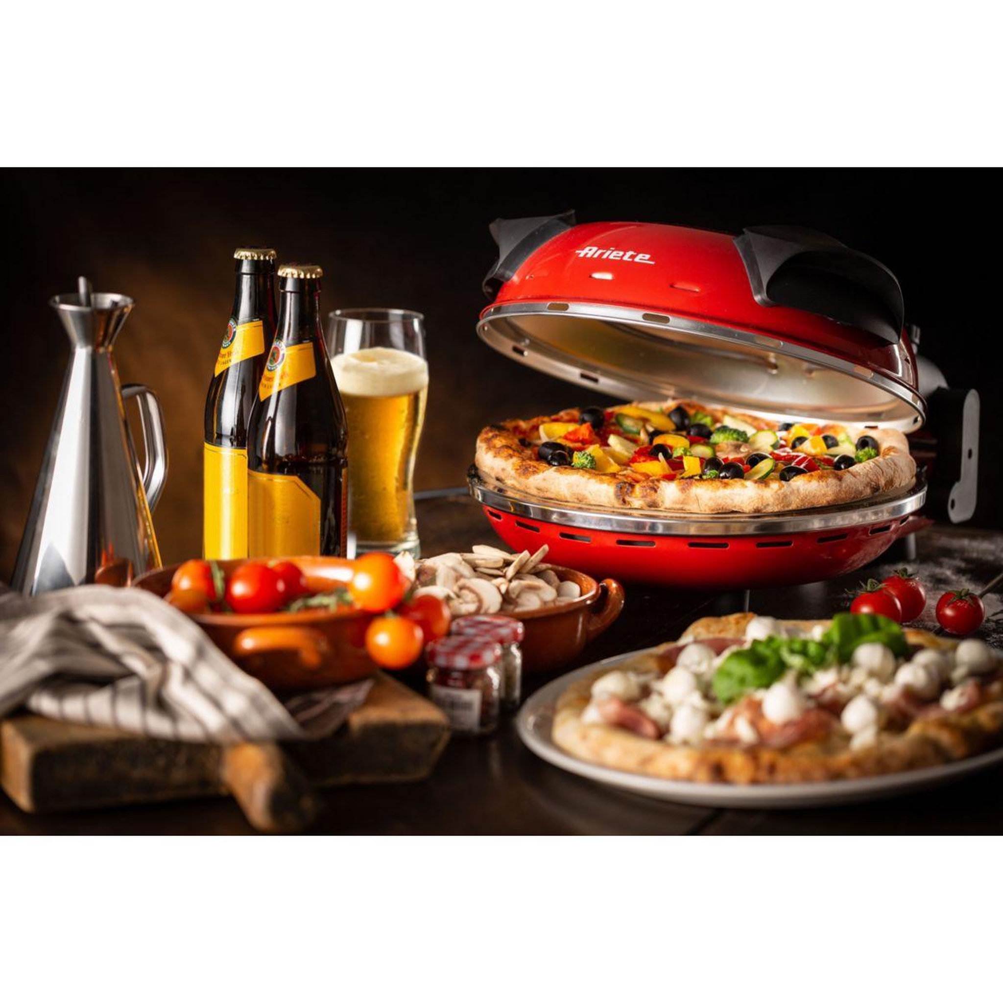 Voir la diapositive 4 : ARIETE Four à pizza électrique Da Gennaro 909ROUGE