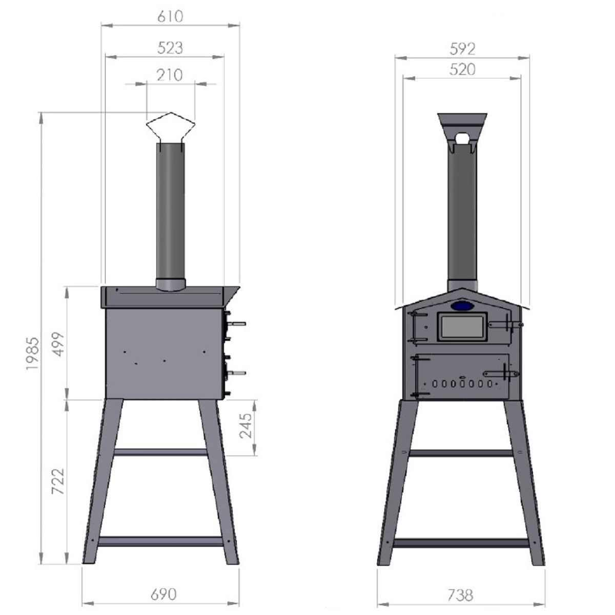 Four à pizza VULCANO