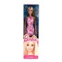 MATTEL Poupée Barbie robe à fleurs rose