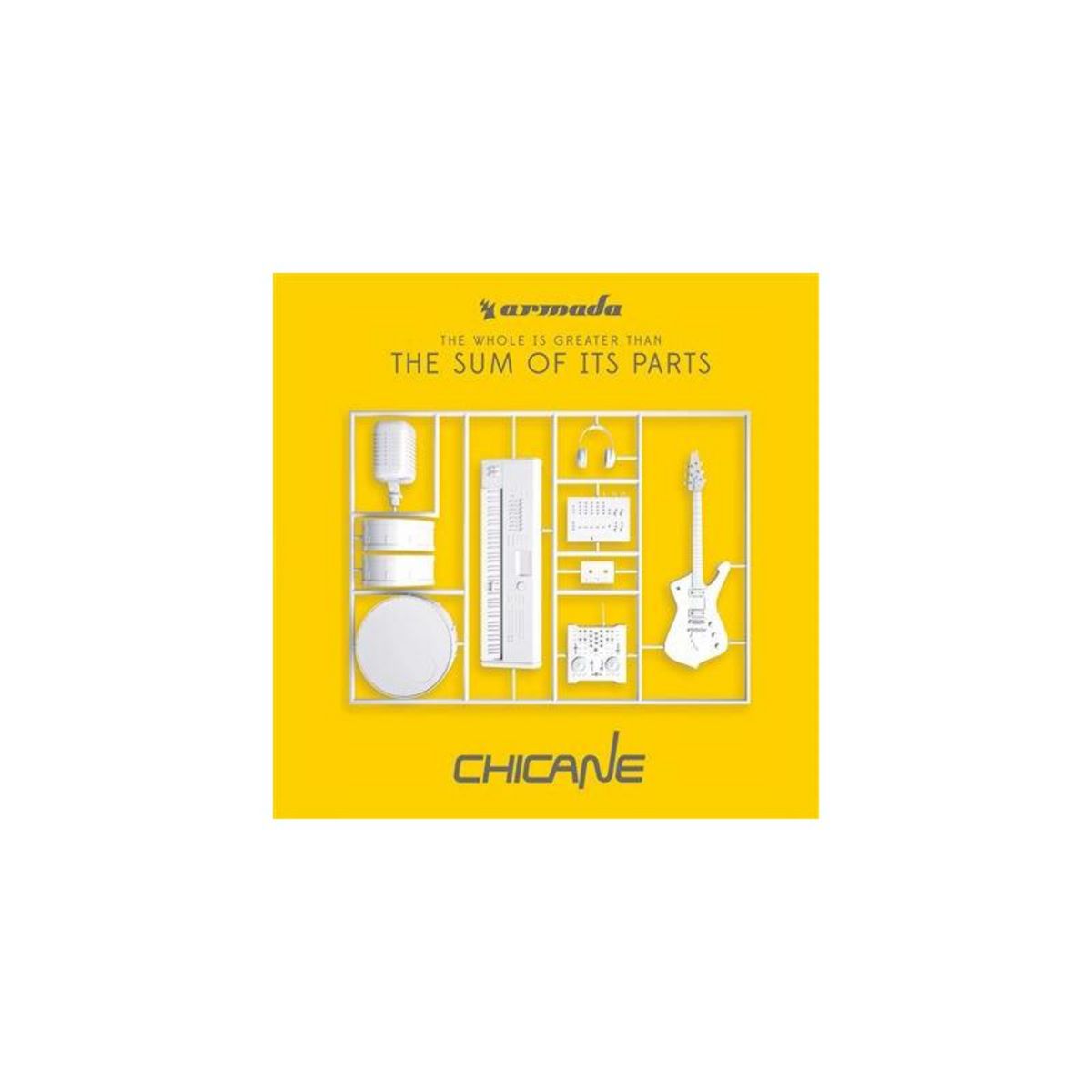 The Whole Is Greater Than The Sum Of Its Parts Vinyle Blanc Marbré