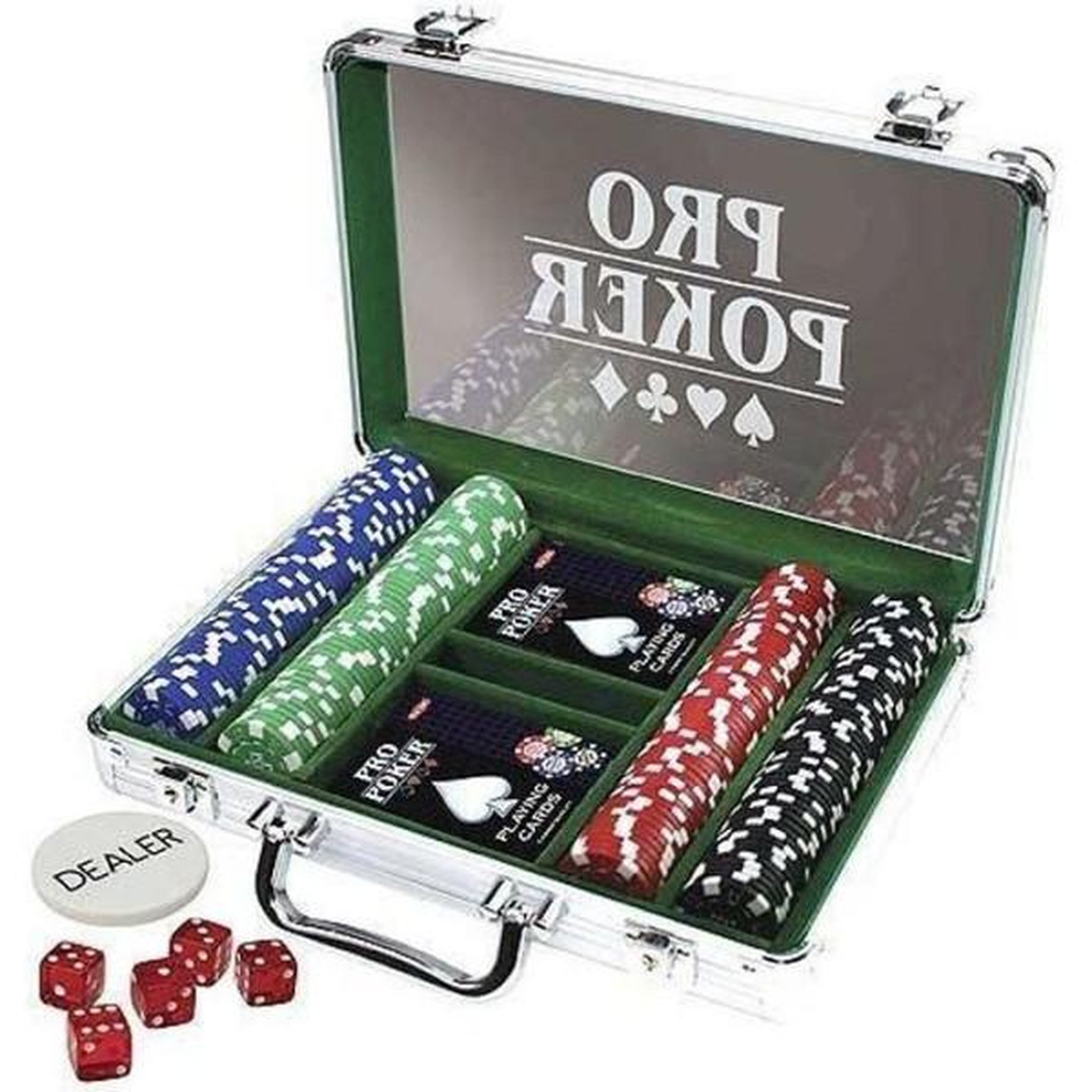 Tactic Mallette de poker propoker 200 jetons - tactic - 11,5g - mixte - a partir de 11 ans