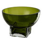 Voir la diapositive 1 : Paris Prix Vase Déco en Verre  Carol  13cm Vert Olive