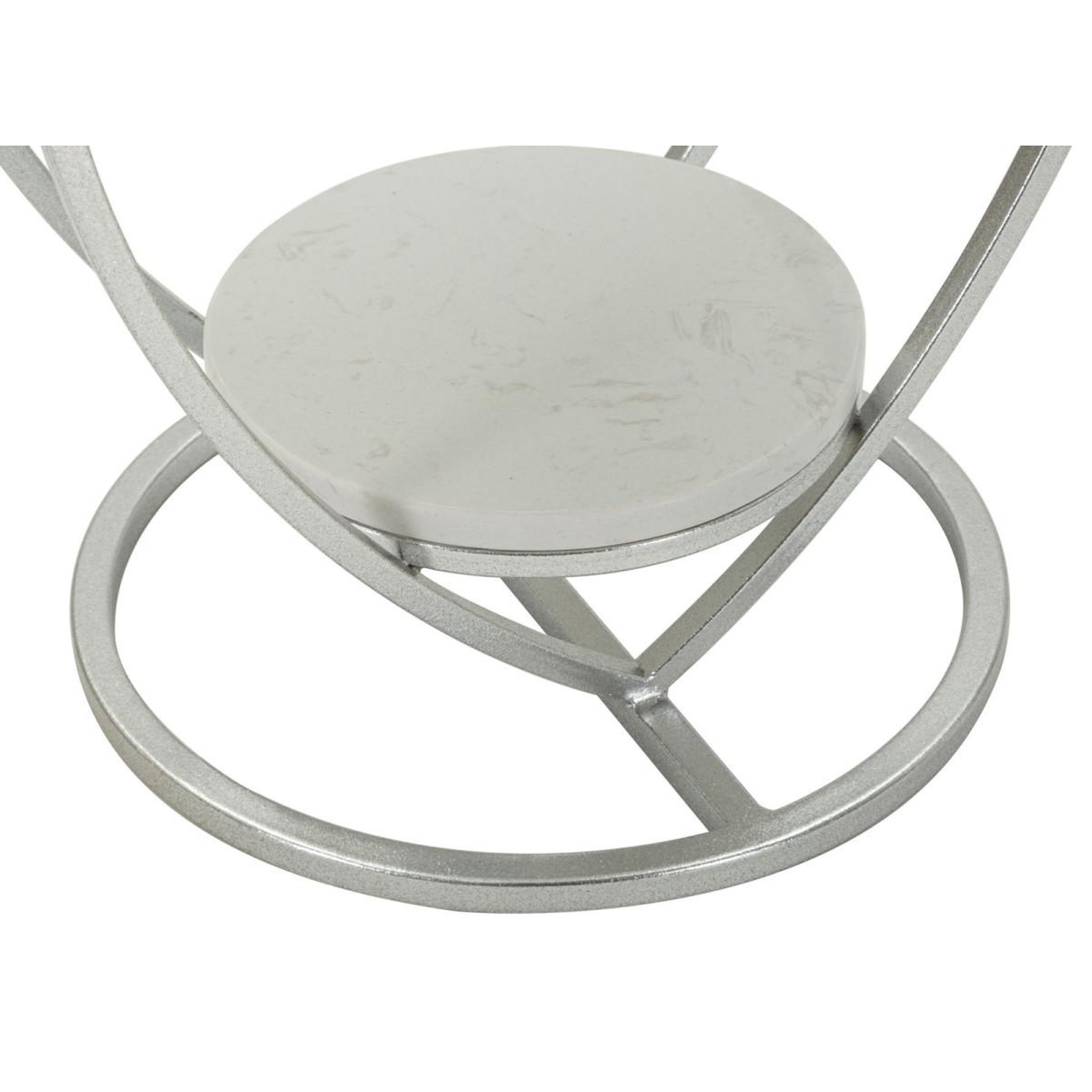 Voir la diapositive 5 : Paris Prix Table d'appoint design  heart  45cm argent
