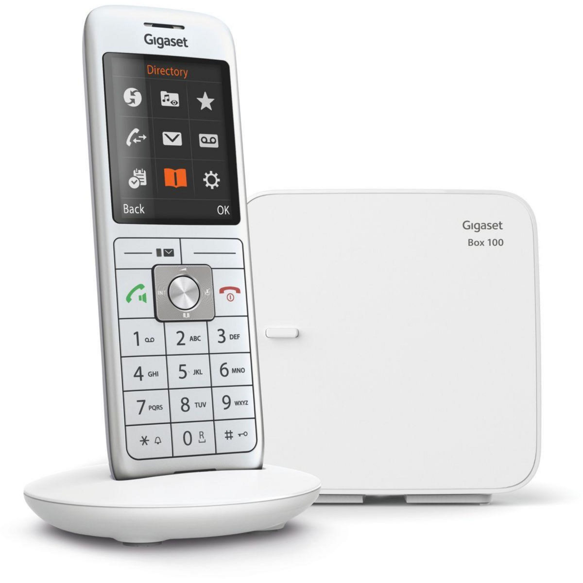 GIGASET Téléphone sans fil dect blanc - gigacl660soloblanc